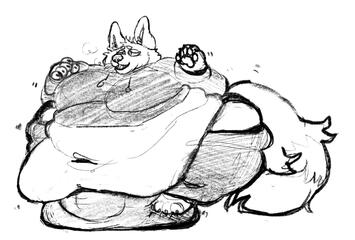 Rough Thick Pencil Sketch