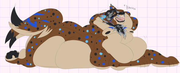 Rough coloured taur sketch