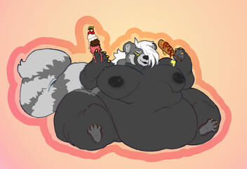 Experimental lined coloured